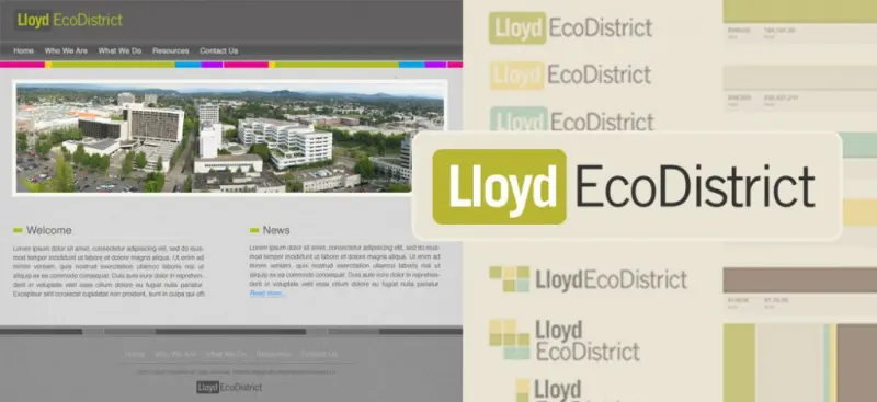 The Lloyd Ecodistrict website